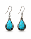 Mesa Sky Faux Turquoise Teardrop Earrings