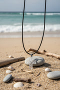 Quartz Stone Cross Necklace