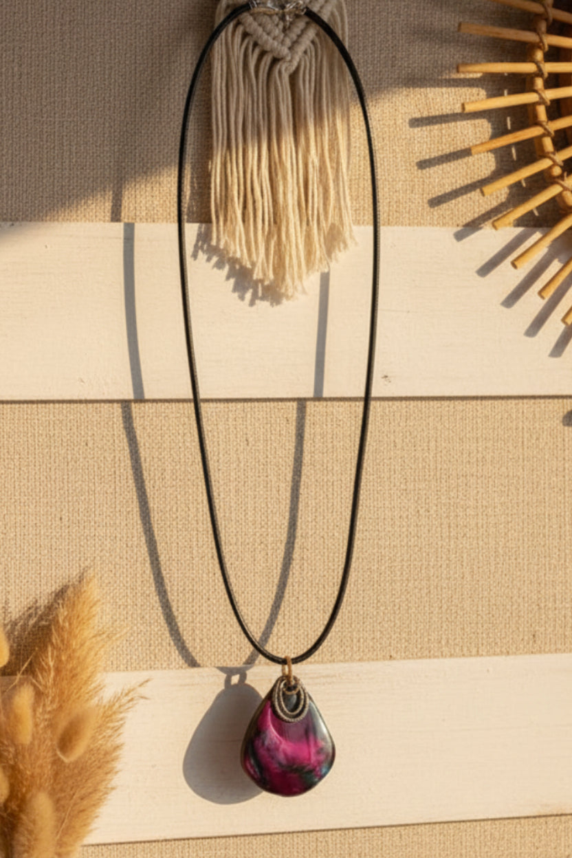 Teardrop Abalone Necklace