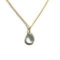 Aquamarine Rose Cut Necklace