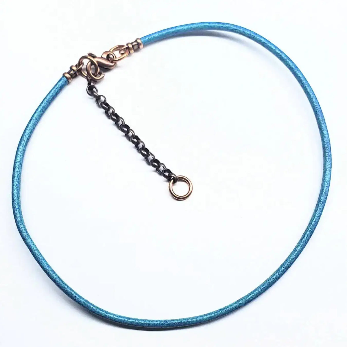 Large Braided Bail Larimar Blue Crazy Lace Bead Pendant with Various Order Options