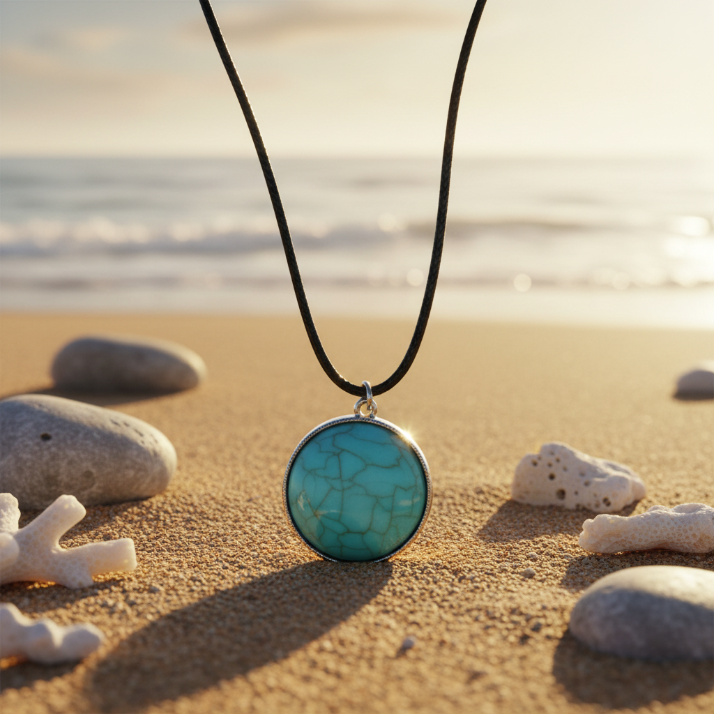 Turquoise Stone Necklace