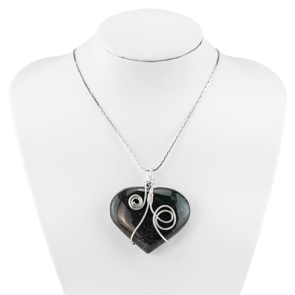 Wire Wrapped Crystal Necklace