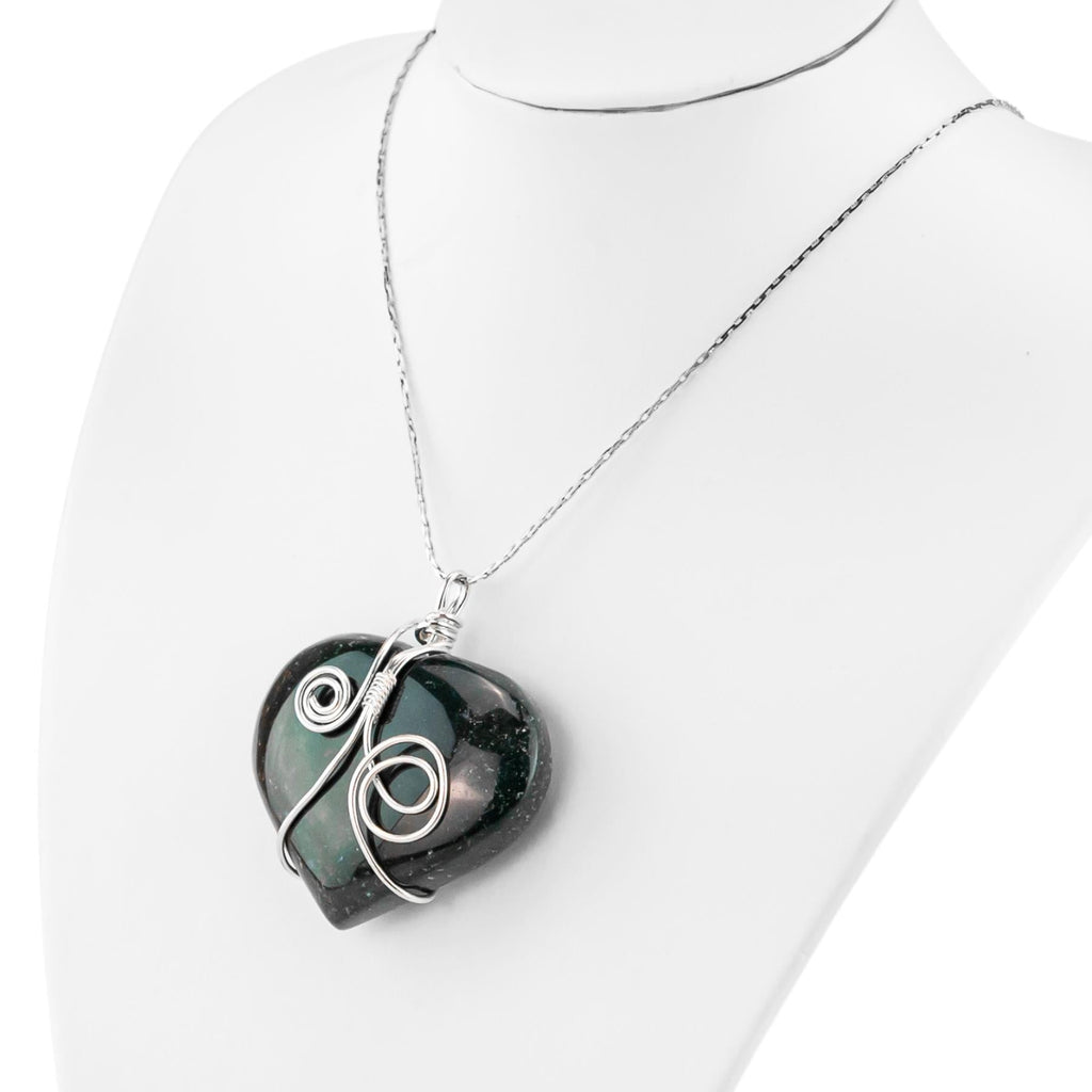 Wire Wrapped Crystal Necklace