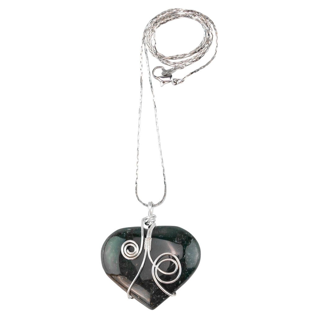 Wire Wrapped Crystal Necklace