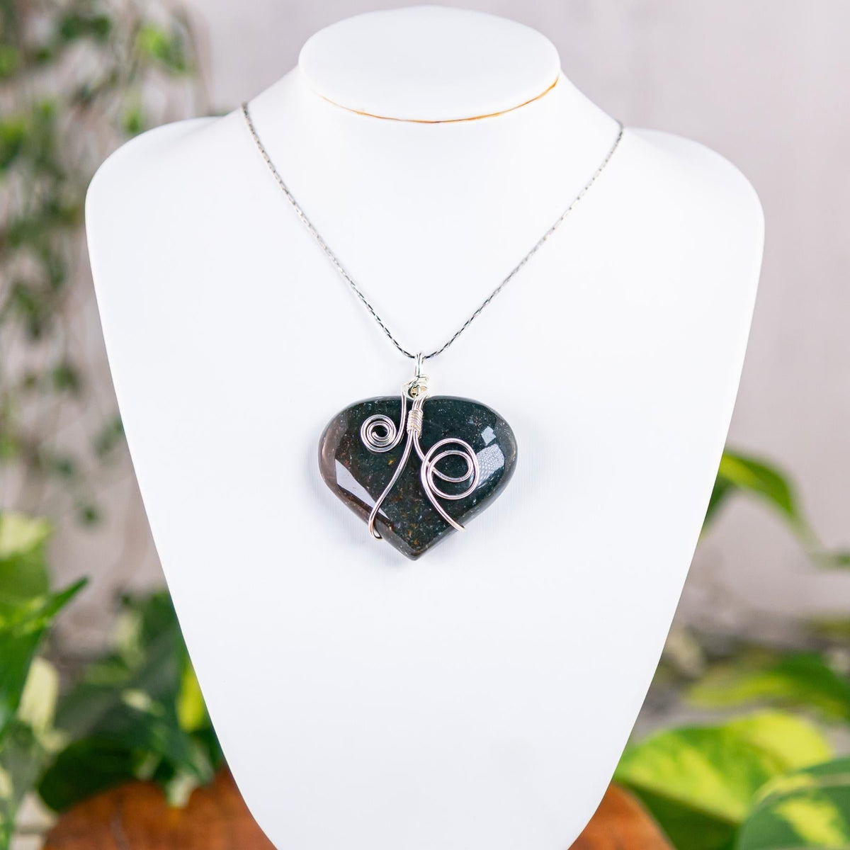 Wire Wrapped Crystal Necklace