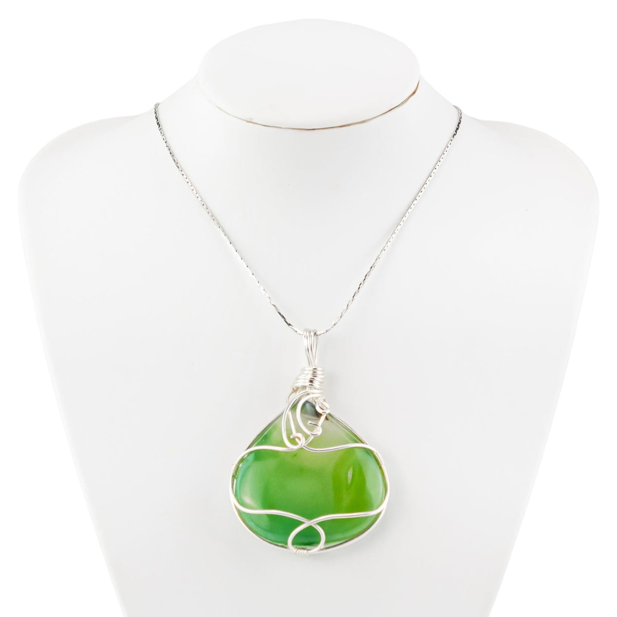 Wire Wrapped Crystal Necklace