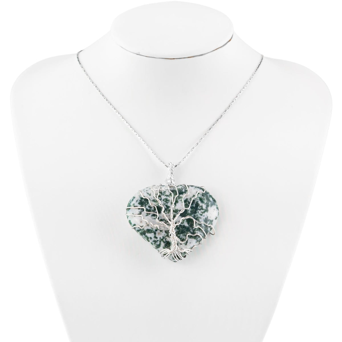 Wire Wrapped Crystal Necklace