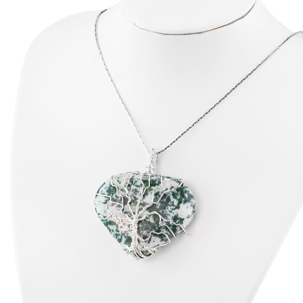 Wire Wrapped Crystal Necklace