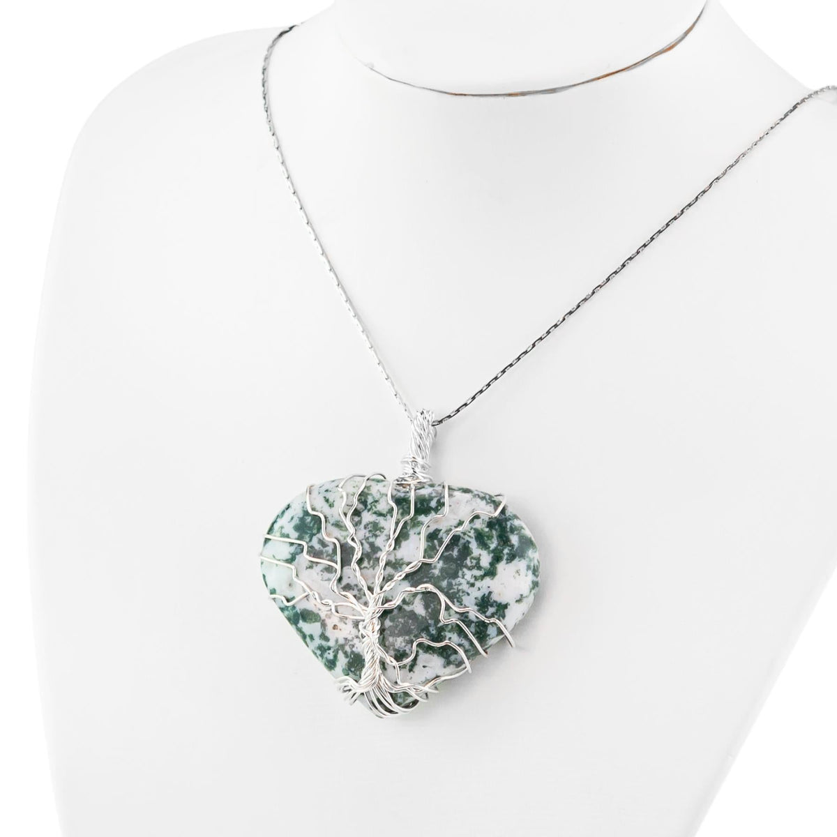 Wire Wrapped Crystal Necklace