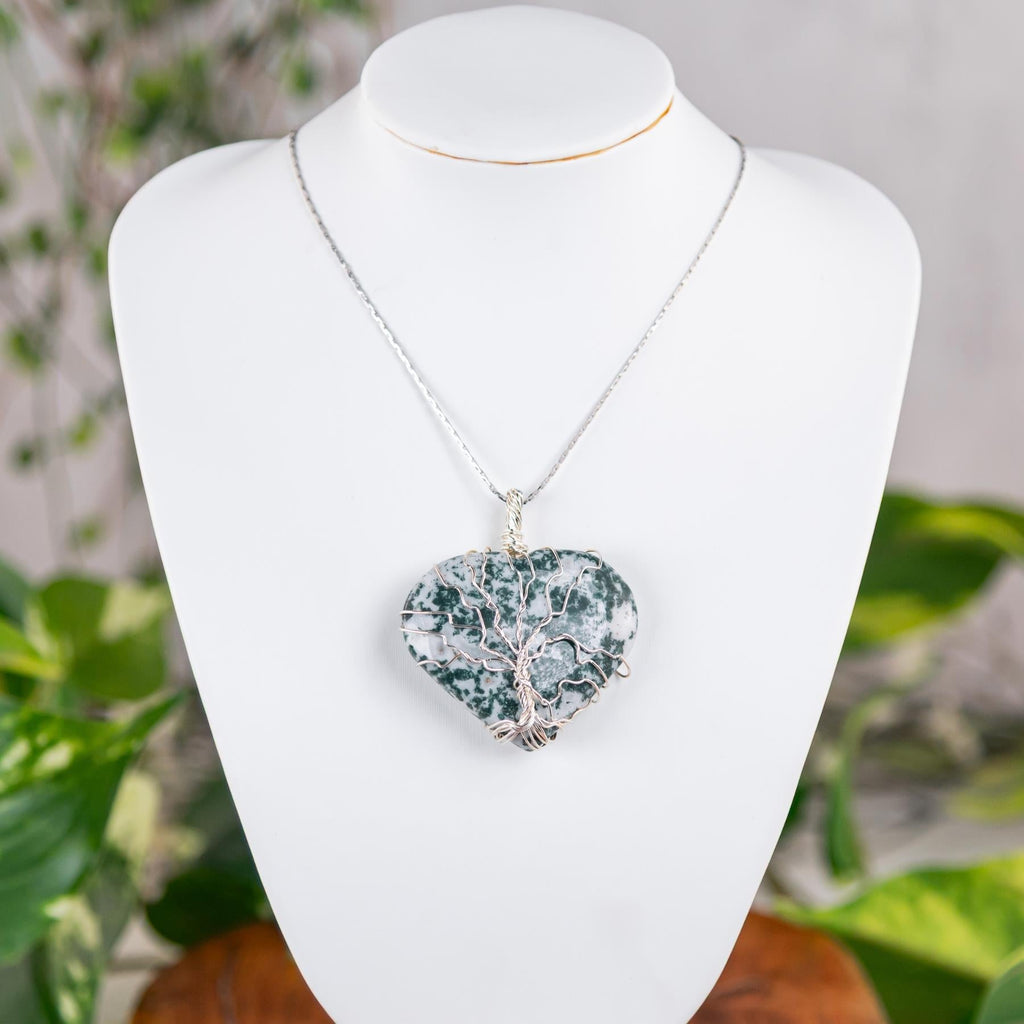 Wire Wrapped Crystal Necklace